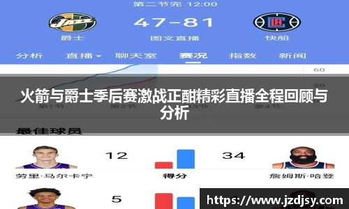 火箭与爵士季后赛激战正酣精彩直播全程回顾与分析